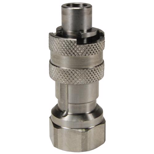 N4F6-SS 316 Stainless Steel Dix-Lock™ N-Series Bowes Interchange Female Thread Plug